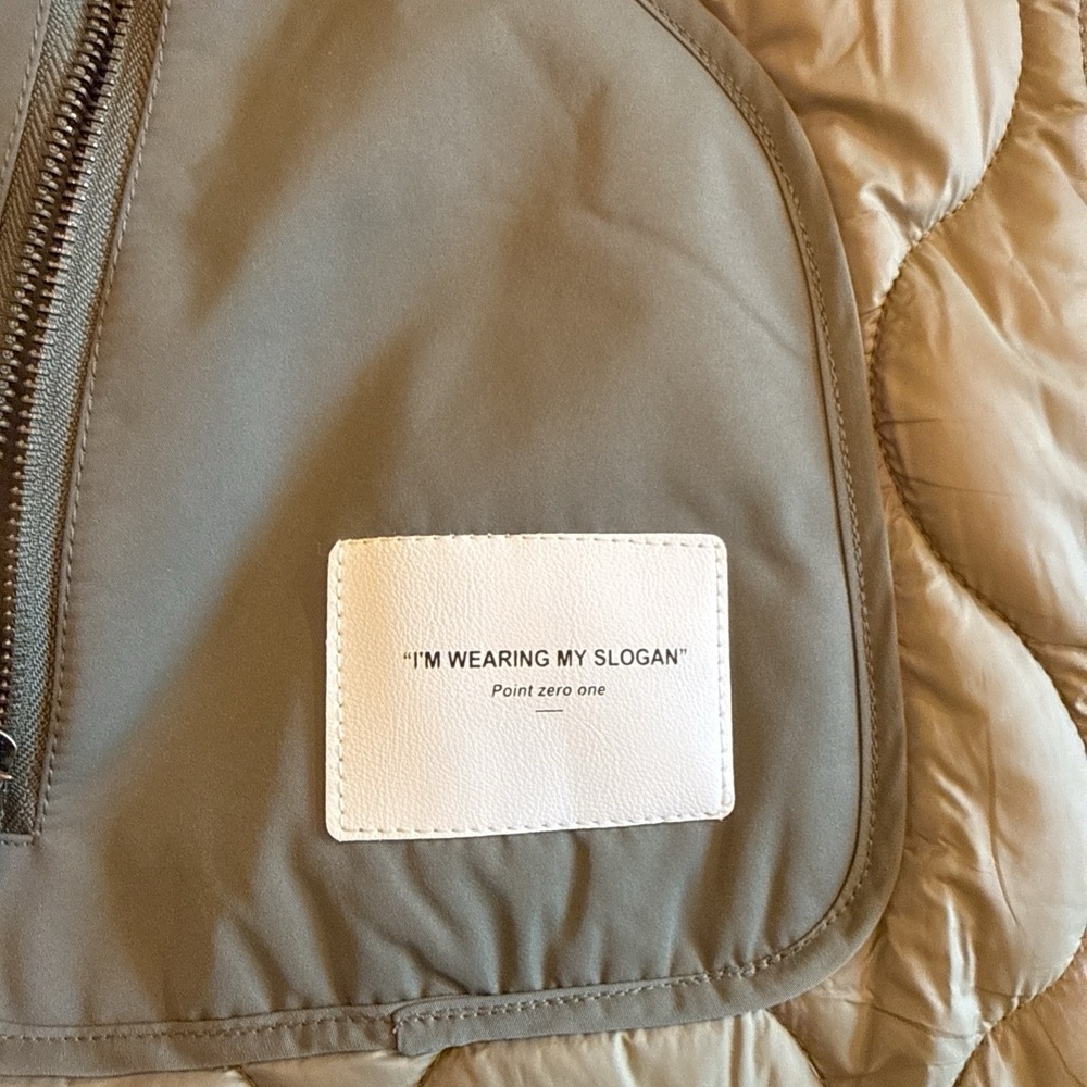 Winter Men Baseball Collar Quilted Bomber Padded XL Flight Jacket - Picture 4 of 15